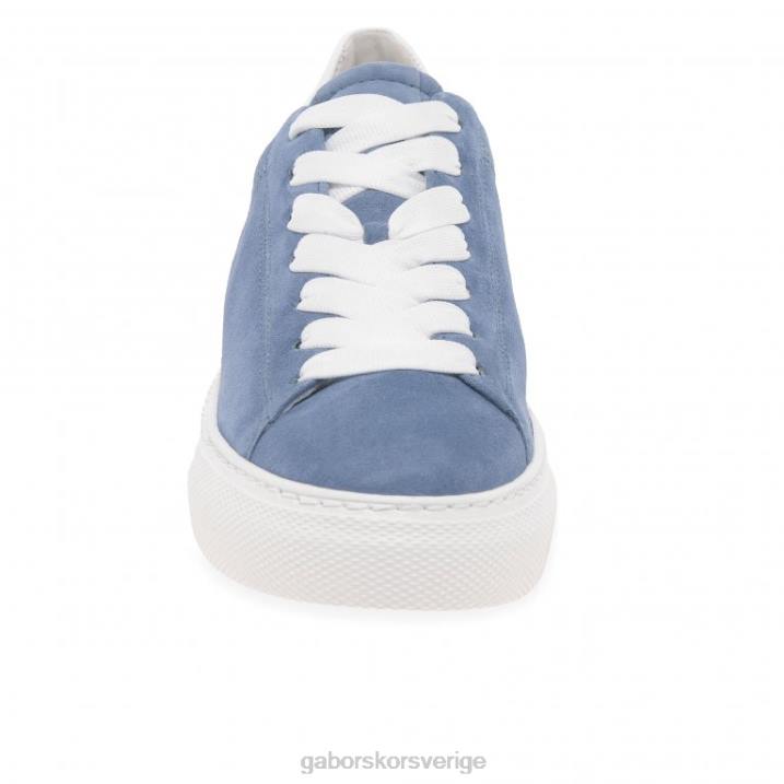 himmelsk mocka/vit Skodon Gabor kvinnor camrose tränare 82BP137