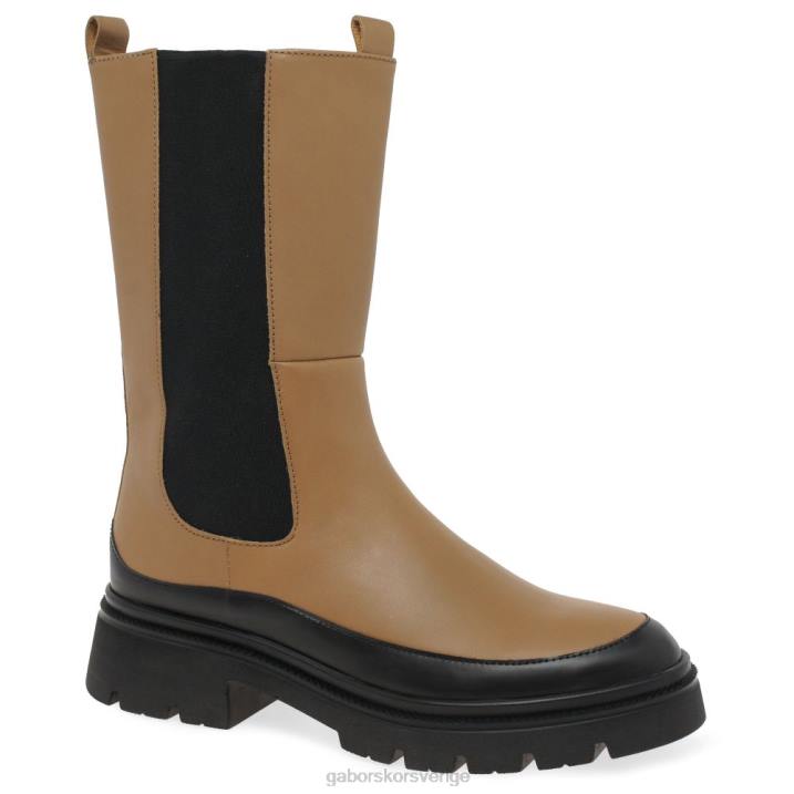 chino/svart Skodon Gabor kvinnor lexington chelsea stövlar 82BP246