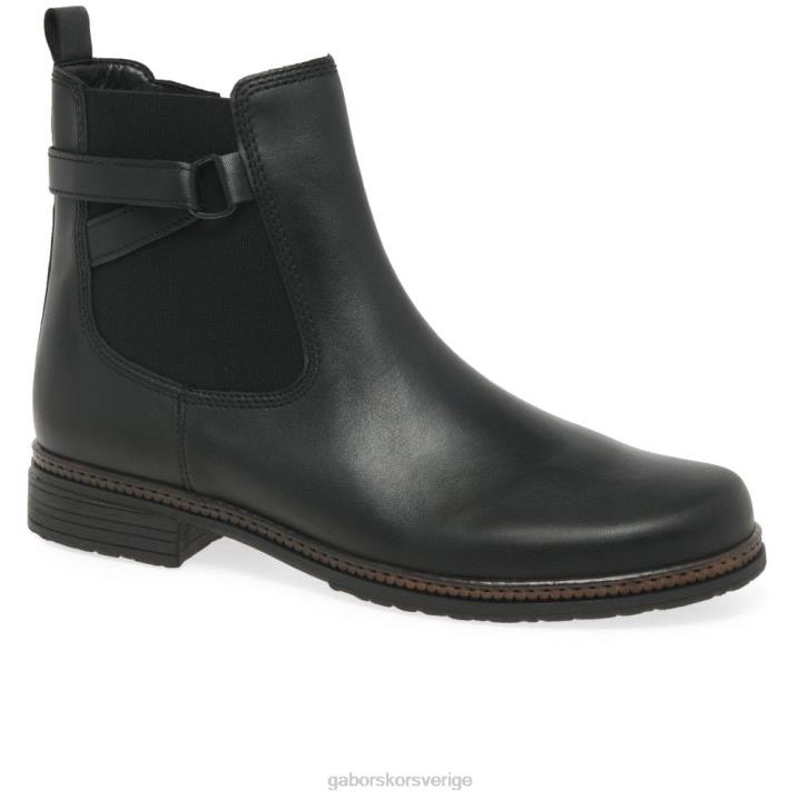 svart Skodon Gabor kvinnor nolene chelsea stövlar 82BP226