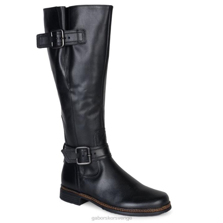 svart Skodon Gabor kvinnor nevada (m) knähöga stövlar 82BP275