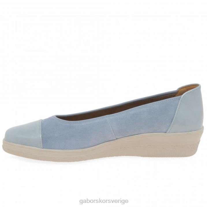 lagun mocka/patent Skodon Gabor kvinnor petunia patentaccent lågklackade pumps 82BP118