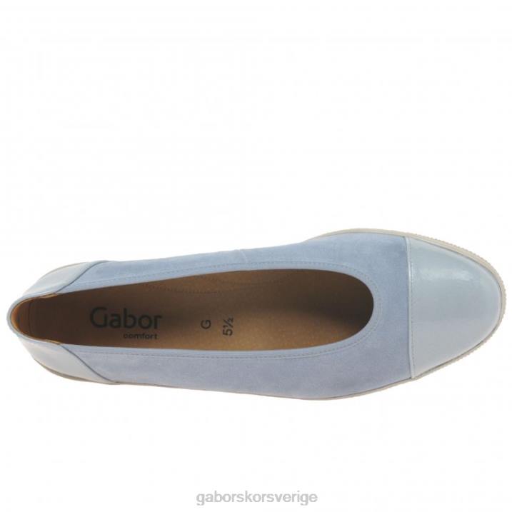 lagun mocka/patent Skodon Gabor kvinnor petunia patentaccent lågklackade pumps 82BP118