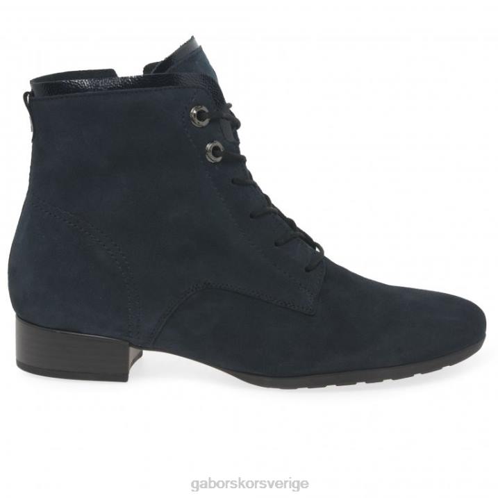 marin mocka Skodon Gabor kvinnor båt ankelstövlar 82BP215