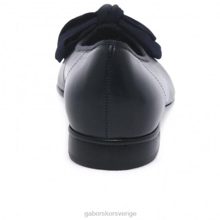 marin/patent Skodon Gabor kvinnor amy bow trim ballerina pumps 82BP11