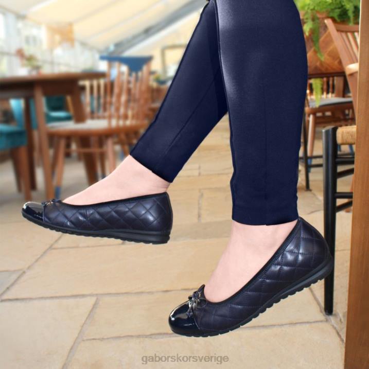 marin/patent Skodon Gabor kvinnor snödroppebalettpumpar 82BP13