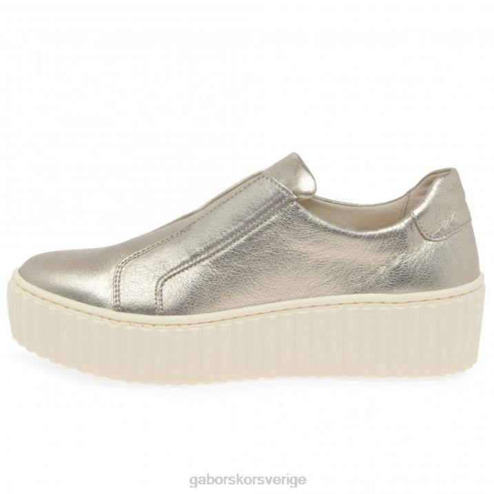 metall läder Skodon Gabor kvinnor debra tränare 82BP149