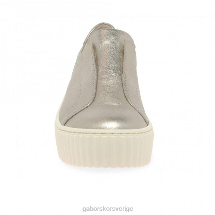 metall läder Skodon Gabor kvinnor debra tränare 82BP149