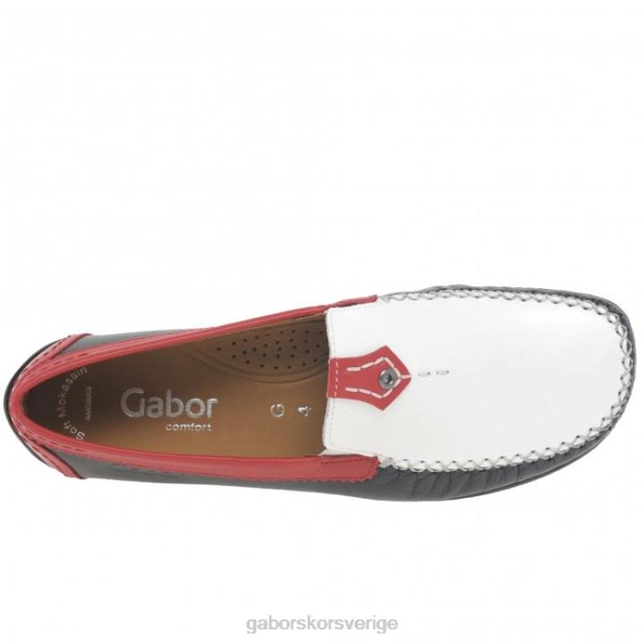 midnatt multi Skodon Gabor kvinnor Kalifornien sportiga mockasiner 82BP82