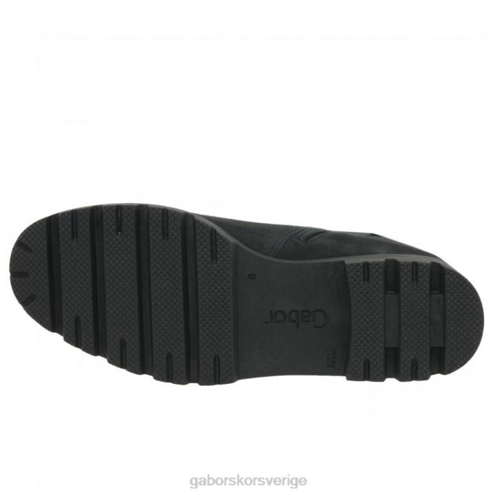 mörkgrå mocka Skodon Gabor kvinnor newport chelsea stövlar 82BP210