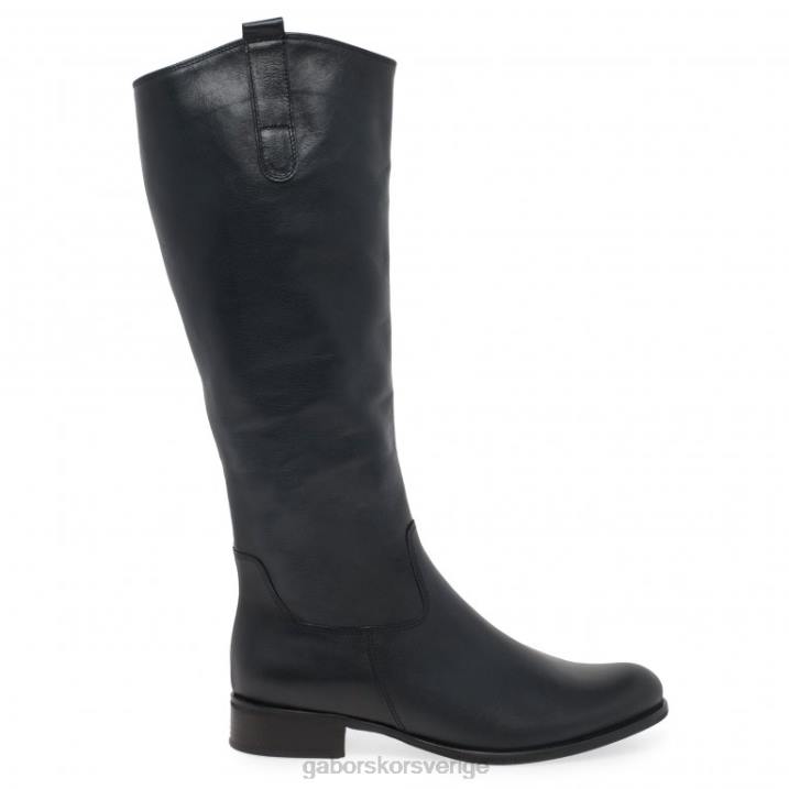 note läder Skodon Gabor kvinnor bäck m medium kalvpassande långa stövlar 82BP270