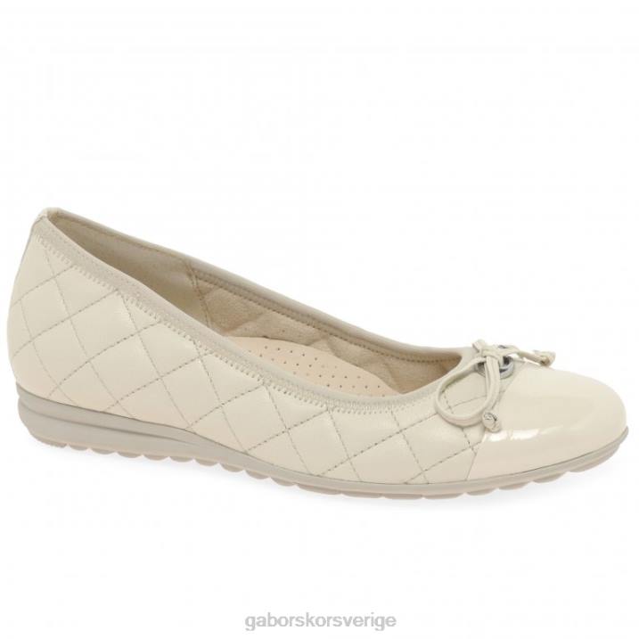 panna/patent Skodon Gabor kvinnor snödroppebalettpumpar 82BP12