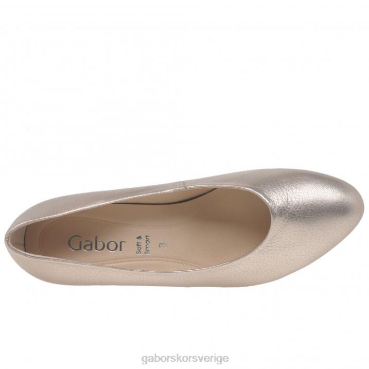 puder metallic Skodon Gabor kvinnor edina court skor 82BP33