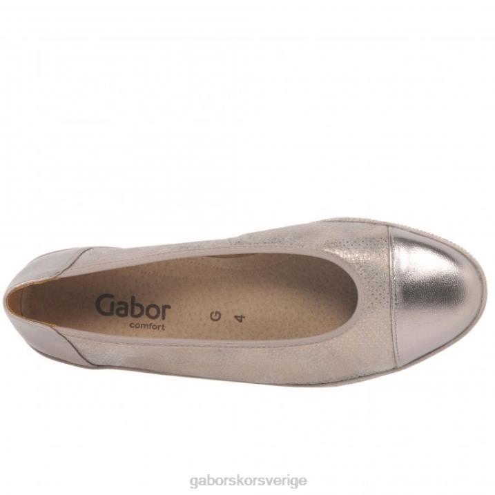 ram/pricktryck Skodon Gabor kvinnor petunia patentaccent lågklackade pumps 82BP115