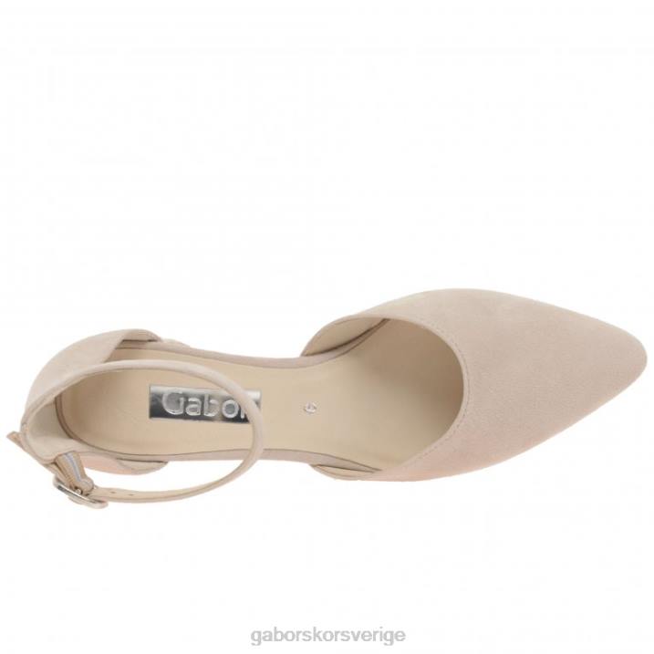 rouge mocka Skodon Gabor kvinnor gala open court skor 82BP40