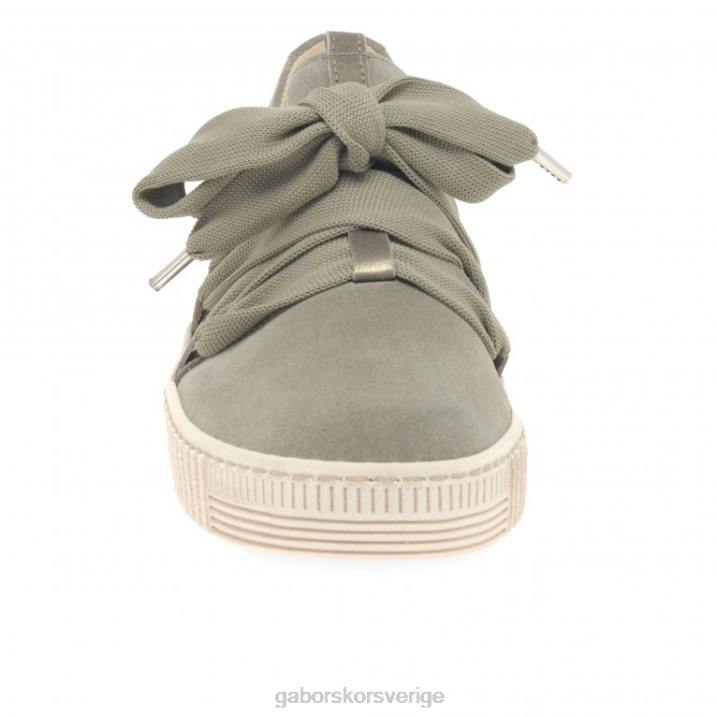 salvia/brons mocka Skodon Gabor kvinnor vals fritidsskor 82BP127