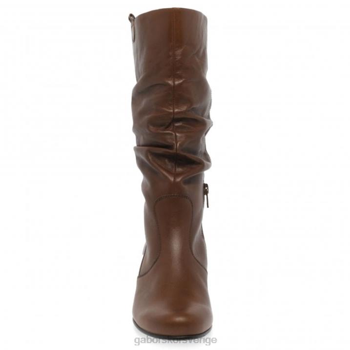 sattel Skodon Gabor kvinnor rachel läder stövlar med bred passform 82BP261