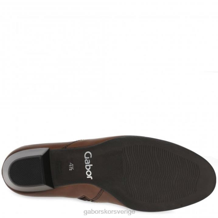 sattel Skodon Gabor kvinnor rachel läder stövlar med bred passform 82BP261