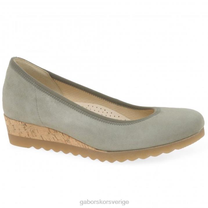 skilf mocka Skodon Gabor kvinnor epworth skor med låg kilklack 82BP316