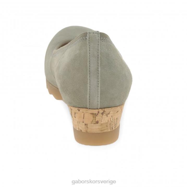 skilf mocka Skodon Gabor kvinnor epworth skor med låg kilklack 82BP316
