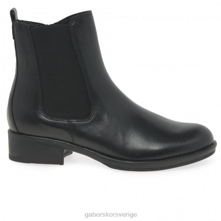 svart Skodon Gabor kvinnor adair chelsea stövlar 82BP258