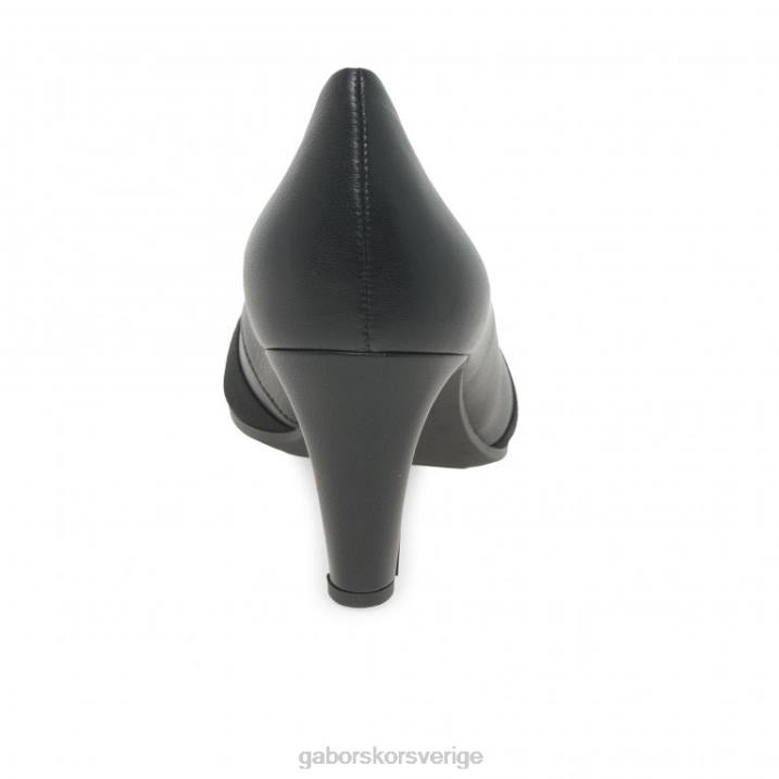 svart Skodon Gabor kvinnor ambassad domstol skor 82BP70