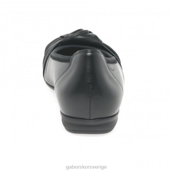 svart Skodon Gabor kvinnor ashlene fritidsskor 82BP91