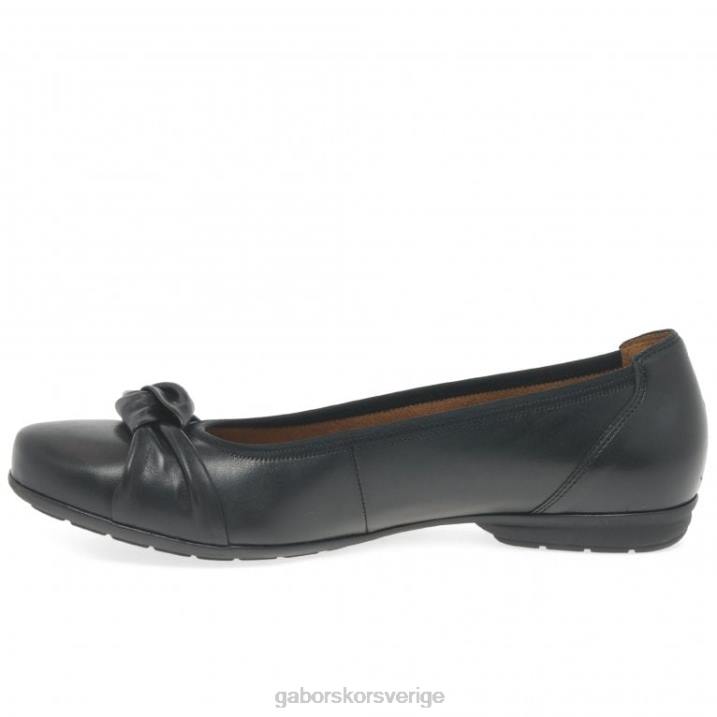 svart Skodon Gabor kvinnor ashlene fritidsskor 82BP91