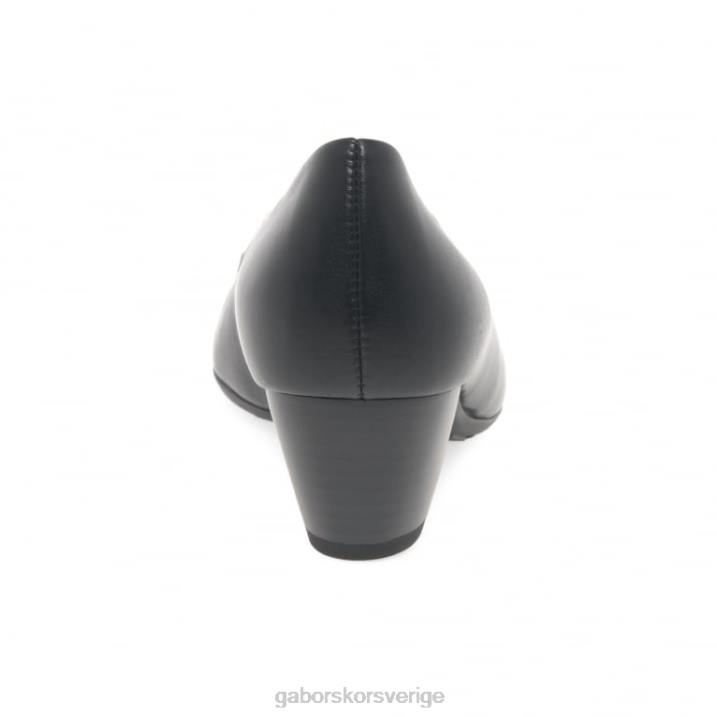 svart Skodon Gabor kvinnor brambling domstol skor 82BP42