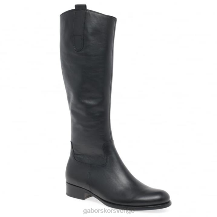 svart Skodon Gabor kvinnor brook s knee high boots 82BP264