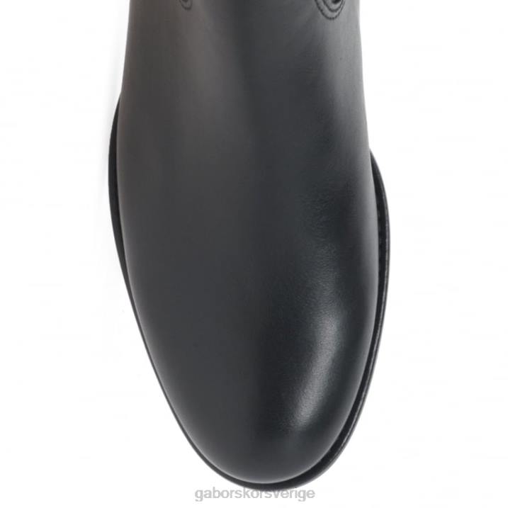svart Skodon Gabor kvinnor brook s knee high boots 82BP264