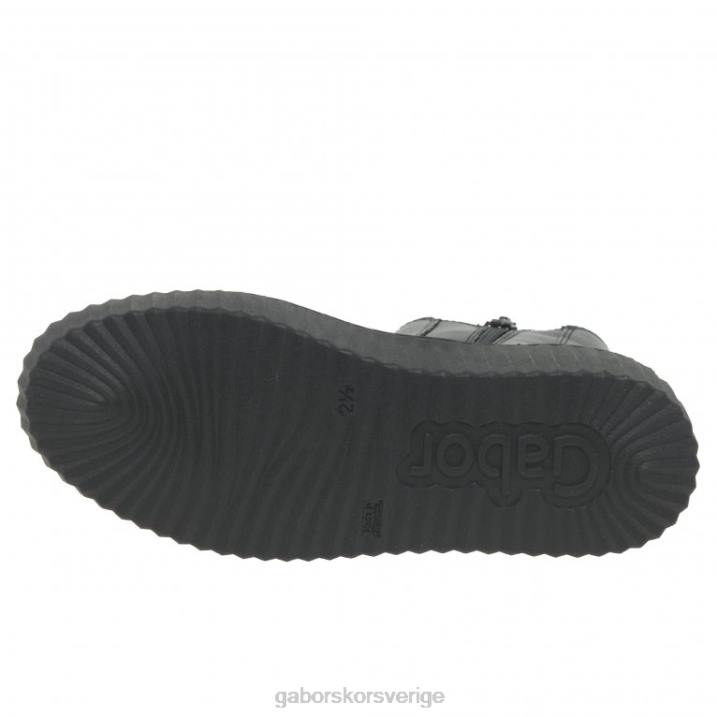 svart Skodon Gabor kvinnor december chelsea boots 82BP205
