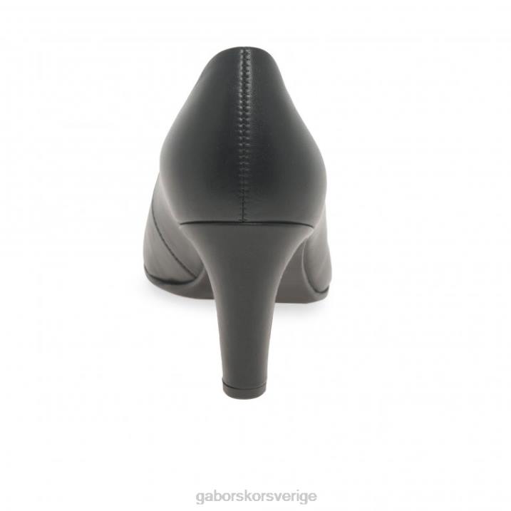 svart Skodon Gabor kvinnor edina court skor 82BP37