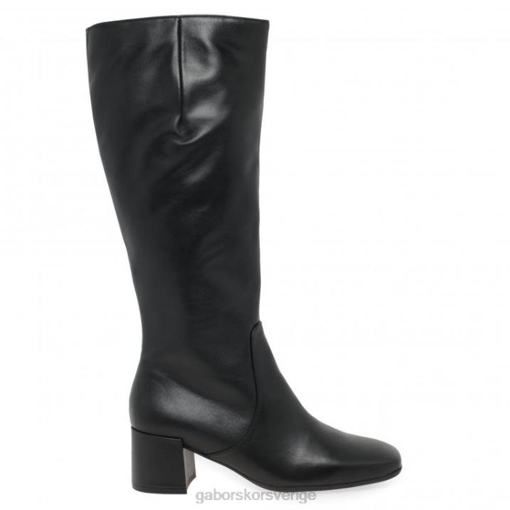 svart Skodon Gabor kvinnor ergo l långa stövlar 82BP282