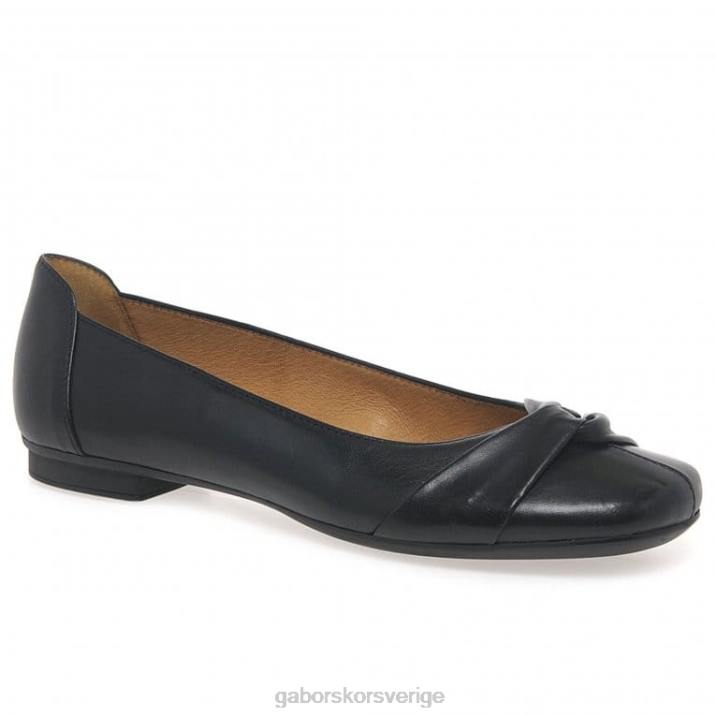 svart Skodon Gabor kvinnor frost ballerina pumpar 82BP110