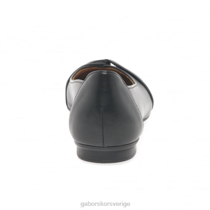 svart Skodon Gabor kvinnor frost ballerina pumpar 82BP110