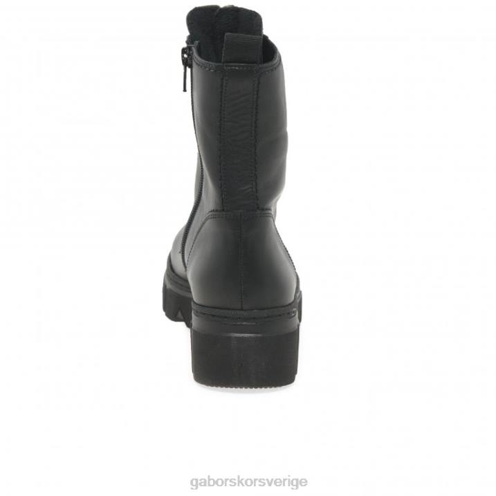 svart Skodon Gabor kvinnor joy biker boot 82BP242