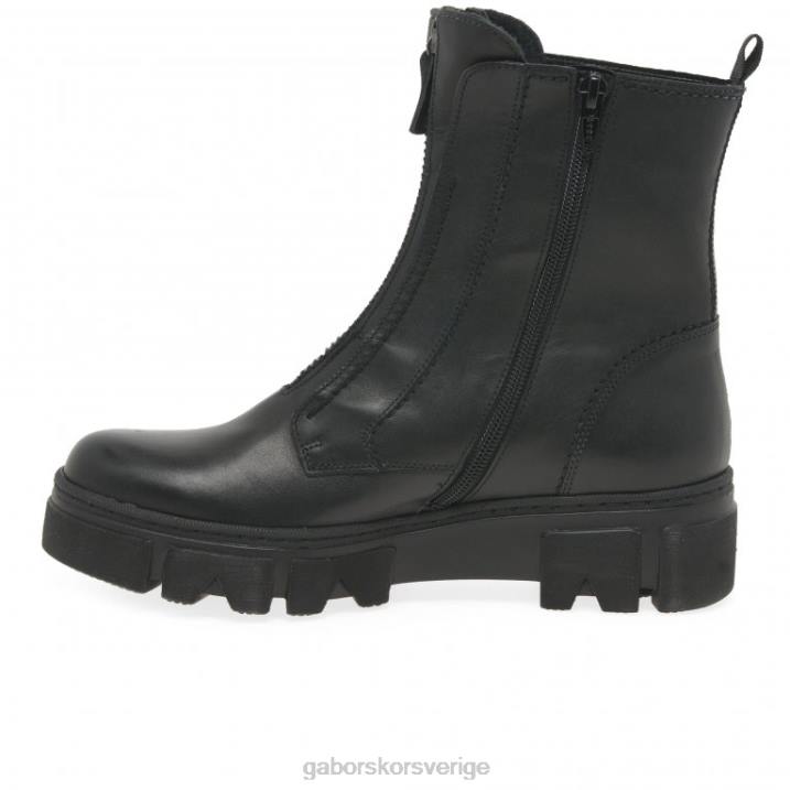 svart Skodon Gabor kvinnor joy biker boot 82BP242