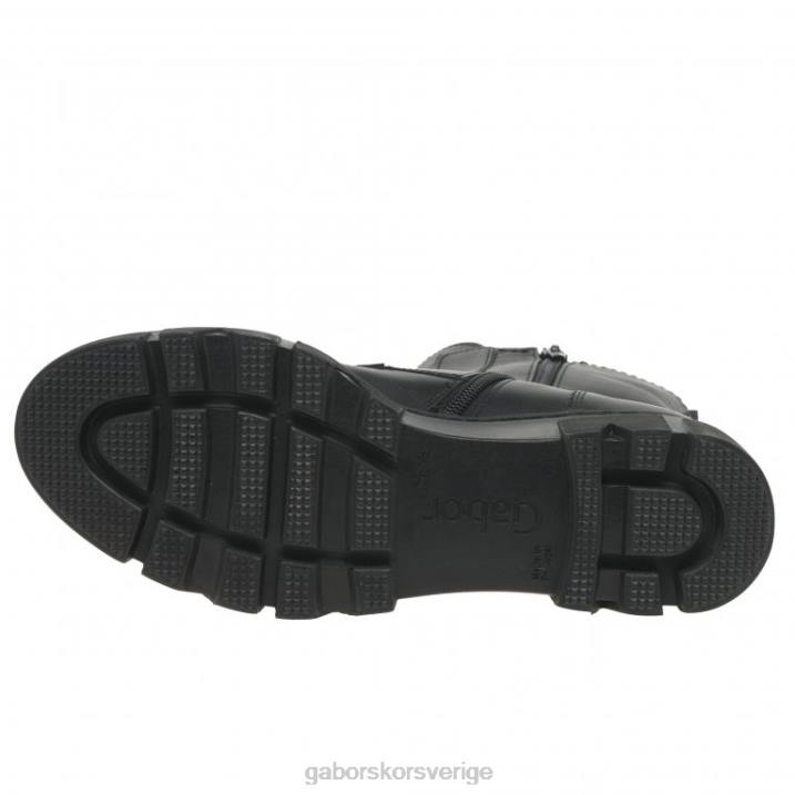 svart Skodon Gabor kvinnor joy biker boot 82BP242