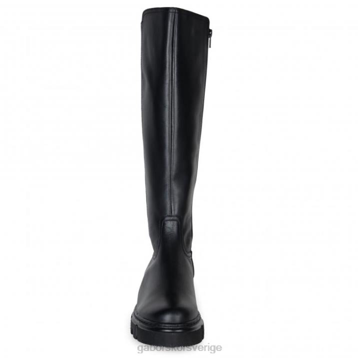 svart Skodon Gabor kvinnor juan knähöga stövlar 82BP273