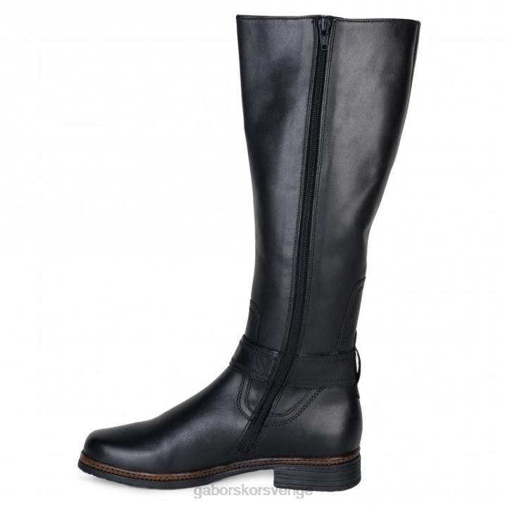 svart Skodon Gabor kvinnor nevada (m) knähöga stövlar 82BP275