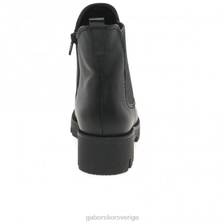 svart Skodon Gabor kvinnor newport chelsea stövlar 82BP213