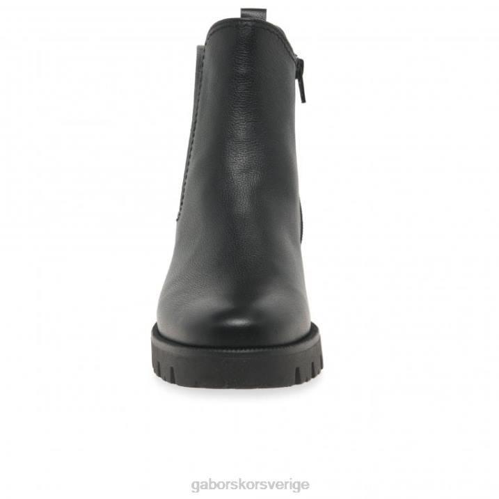 svart Skodon Gabor kvinnor newport chelsea stövlar 82BP213