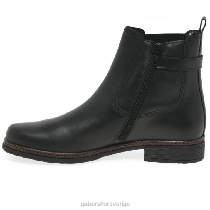 svart Skodon Gabor kvinnor nolene chelsea stövlar 82BP226