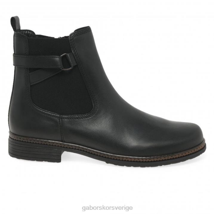svart Skodon Gabor kvinnor nolene chelsea stövlar 82BP226