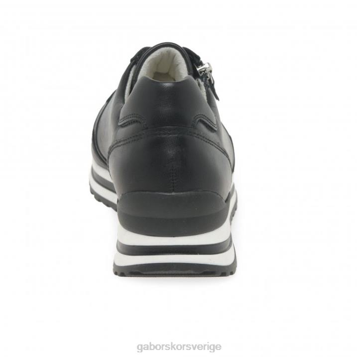 svart Skodon Gabor kvinnor nulon tränare 82BP147