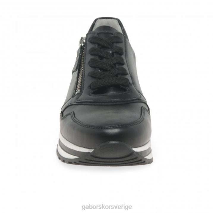 svart Skodon Gabor kvinnor nulon tränare 82BP147