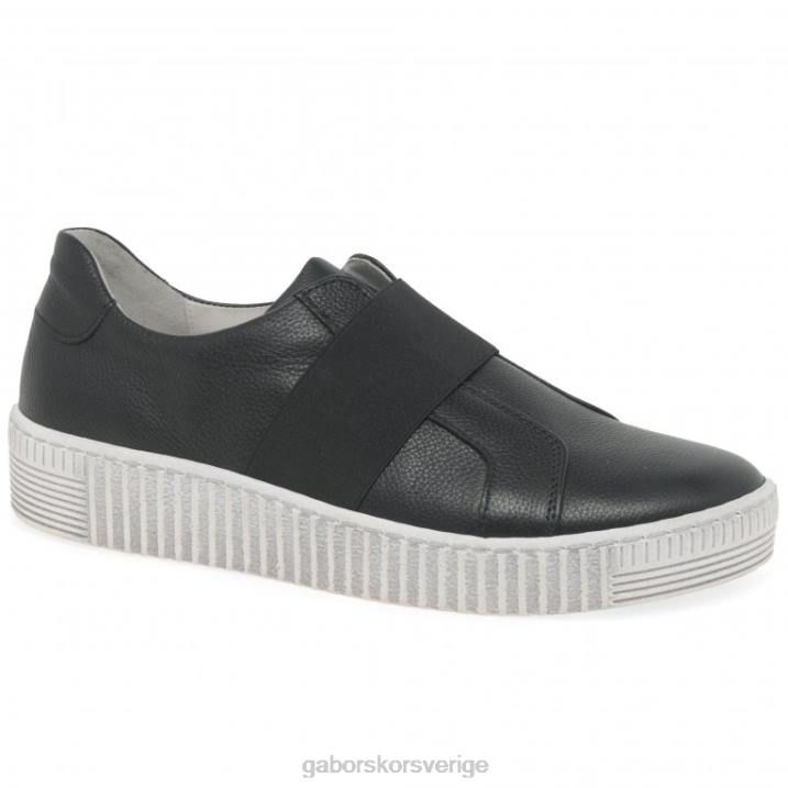 svart Skodon Gabor kvinnor piltränare 82BP151