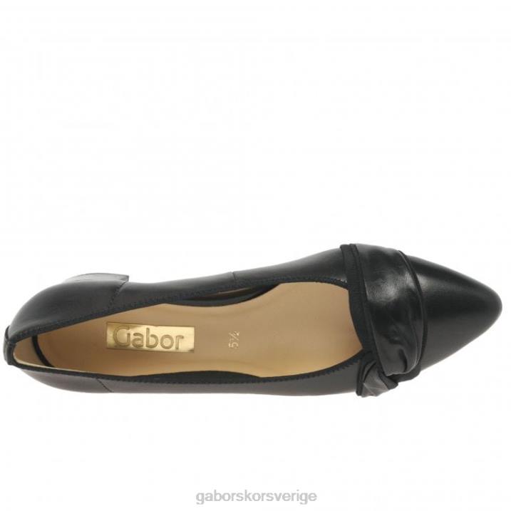 svart Skodon Gabor kvinnor prince court skor 82BP73