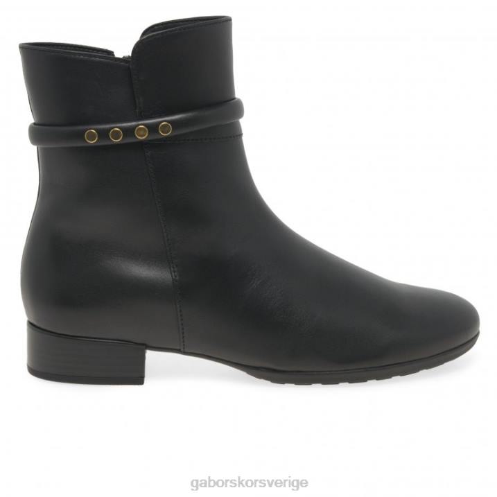 svart guld Skodon Gabor kvinnor boom ankelstövlar 82BP248