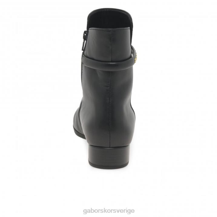 svart guld Skodon Gabor kvinnor boom ankelstövlar 82BP248